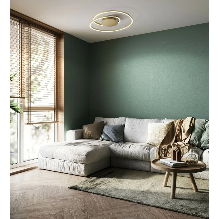 Honsel Leuchten Fischer & Honsel Holy Deckenleuchte LED Messing, 1-flammig, Fernbedienung 1 Honsel Leuchten Fischer & Honsel Holy Deckenleuchte LED Messing, 1-flammig, Fernbedienung