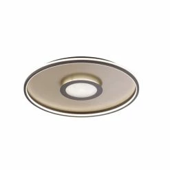 Fischer & Honsel Leuchten Bug Deckenleuchte LED Gold, 1-flammig, Fernbedienung