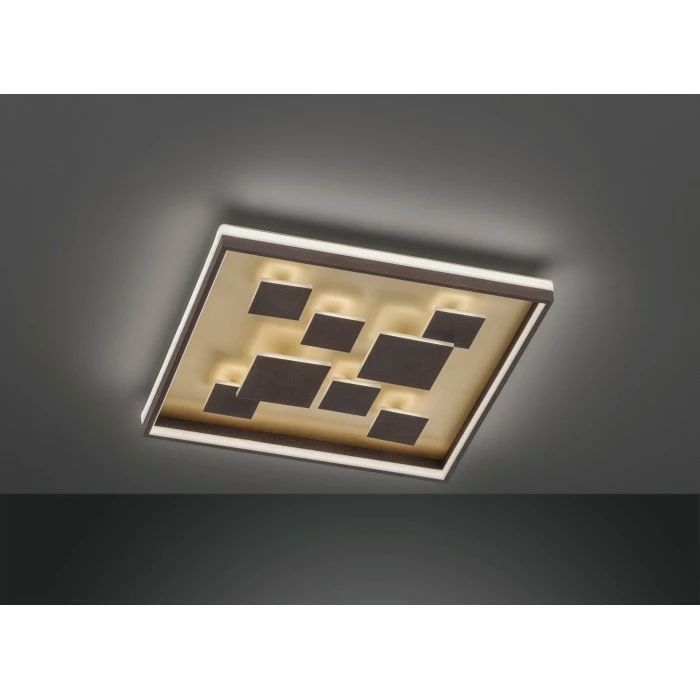 Honsel Leuchten Fischer & Honsel Rico Deckenleuchte LED Braun, 1-flammig 1 Honsel Leuchten Fischer & Honsel Rico Deckenleuchte LED Braun, 1-flammig