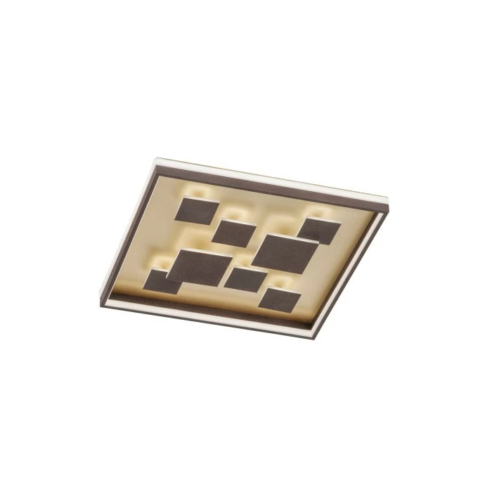 Honsel Leuchten Fischer & Honsel Rico Deckenleuchte LED Braun, 1-flammig 2 Honsel Leuchten Fischer & Honsel Rico Deckenleuchte LED Braun, 1-flammig – Bild 2