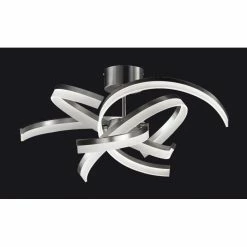 Honsel Leuchten Fischer & Honsel Sund TW Deckenleuchte LED Nickel-Matt, 4-flammig, Fernbedienung