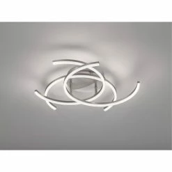 Honsel Leuchten Fischer & Honsel Visby Deckenleuchte LED Nickel-Matt, 3-flammig, Fernbedienung