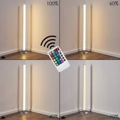 Hofstein Flaut Stehleuchte LED Chrom, 1-flammig, Fernbedienung, Farbwechsler 31 Hofstein Flaut Stehleuchte LED Chrom, 1-flammig, Fernbedienung, Farbwechsler -LED Leuchten Verkäufe flaut stehleuchte h3270721 do1 4