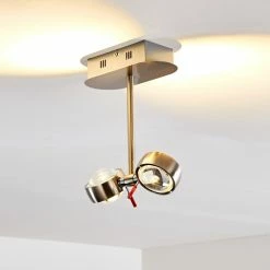 Hofstein Florenz Deckenleuchte LED Nickel-Matt, 2-flammig 20 Hofstein Florenz Deckenleuchte LED Nickel-Matt, 2-flammig -LED Leuchten Verkäufe florenz deckenleuchte h166568 4