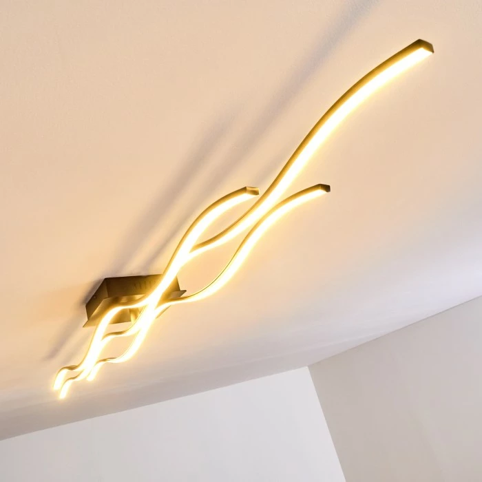 Hofstein Flow Deckenleuchte LED Schwarz, 3-flammig 8 Hofstein Flow Deckenleuchte LED Schwarz, 3-flammig – Bild 8