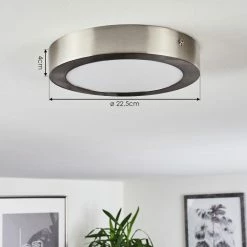 Hofstein Fnsrud Deckenleuchte LED Nickel-Matt, 1-flammig 13 Hofstein Fnsrud Deckenleuchte LED Nickel-Matt, 1-flammig -LED Leuchten Verkäufe fnsrud deckenleuchte h3436592 3