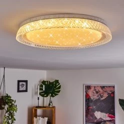 Hofstein Fondaco Deckenleuchte LED Weiß, 1-flammig, Fernbedienung, Farbwechsler -LED Leuchten Verkäufe fondaco deckenleuchte h3392195 6