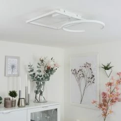 Hofstein Frederick Deckenleuchte LED Chrom, Weiß, 1-flammig 21 Hofstein Frederick Deckenleuchte LED Chrom, Weiß, 1-flammig -LED Leuchten Verkäufe frederick deckenleuchte h3550977 9