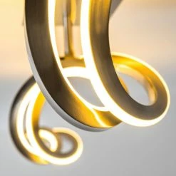 Hofstein Fredericton Deckenleuchte LED Nickel-Matt, 1-flammig -LED Leuchten Verkäufe fredericton deckenleuchte h3008195 17