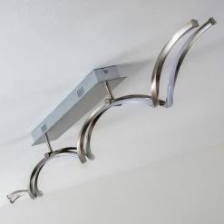 Hofstein Fredericton Deckenleuchte LED Nickel-Matt, 1-flammig -LED Leuchten Verkäufe fredericton deckenleuchte h3008195 3