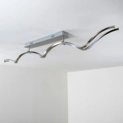 Hofstein Fredericton Deckenleuchte LED Nickel-Matt, 1-flammig -LED Leuchten Verkäufe fredericton deckenleuchte h3008195 9