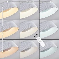 Hofstein Fremont Deckenleuchte LED Weiß, 1-flammig, Fernbedienung 25 Hofstein Fremont Deckenleuchte LED Weiß, 1-flammig, Fernbedienung -LED Leuchten Verkäufe fremont deckenleuchte h3334645 3