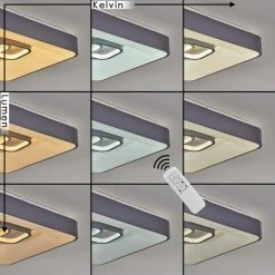 Hofstein Gabbiana Deckenleuchte LED Grau, Weiß, 1-flammig, Fernbedienung 15 Hofstein Gabbiana Deckenleuchte LED Grau, Weiß, 1-flammig, Fernbedienung -LED Leuchten Verkäufe gabbiana deckenleuchte h3392201 1