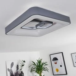 Hofstein Gabbiana Deckenleuchte LED Grau, Weiß, 1-flammig, Fernbedienung 26 Hofstein Gabbiana Deckenleuchte LED Grau, Weiß, 1-flammig, Fernbedienung -LED Leuchten Verkäufe gabbiana deckenleuchte h3392201 12