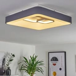 Hofstein Gabbiana Deckenleuchte LED Grau, Weiß, 1-flammig, Fernbedienung 27 Hofstein Gabbiana Deckenleuchte LED Grau, Weiß, 1-flammig, Fernbedienung -LED Leuchten Verkäufe gabbiana deckenleuchte h3392201 13