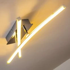 Hofstein Georgina Deckenleuchte LED Chrom, 2-flammig -LED Leuchten Verkäufe georgina deckenleuchte h3009291 14