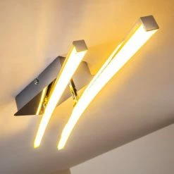 Hofstein Georgina Deckenleuchte LED Chrom, 2-flammig -LED Leuchten Verkäufe georgina deckenleuchte h3009291 18