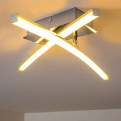 Hofstein Georgina Deckenleuchte LED Chrom, 2-flammig -LED Leuchten Verkäufe georgina deckenleuchte h3009291 7