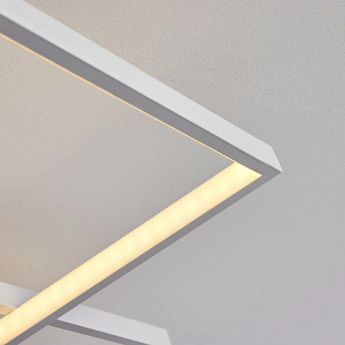 Hofstein Ghana Deckenleuchte LED Weiß, 1-flammig, Fernbedienung 15 Hofstein Ghana Deckenleuchte LED Weiß, 1-flammig, Fernbedienung – Bild 15