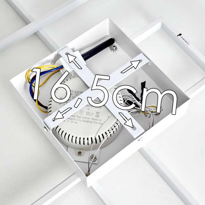 Hofstein Ghana Deckenleuchte LED Weiß, 1-flammig, Fernbedienung 19 Hofstein Ghana Deckenleuchte LED Weiß, 1-flammig, Fernbedienung – Bild 19