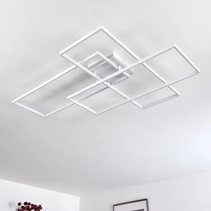 Hofstein Ghana Deckenleuchte LED Weiß, 1-flammig, Fernbedienung 4 Hofstein Ghana Deckenleuchte LED Weiß, 1-flammig, Fernbedienung – Bild 4