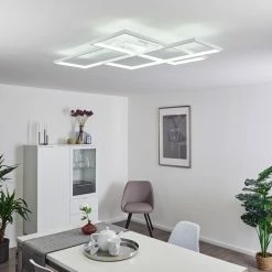 Hofstein Ghana Deckenleuchte LED Weiß, 1-flammig, Fernbedienung 28 Hofstein Ghana Deckenleuchte LED Weiß, 1-flammig, Fernbedienung -LED Leuchten Verkäufe ghana deckenleuchte h3372975 9