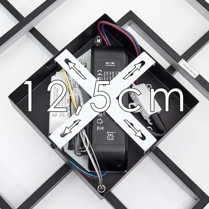 Hofstein Ghana Deckenleuchte LED Schwarz, 3-flammig, Fernbedienung, Farbwechsler 20 Hofstein Ghana Deckenleuchte LED Schwarz, 3-flammig, Fernbedienung, Farbwechsler – Bild 20