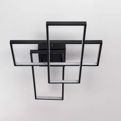 Hofstein Ghana Deckenleuchte LED Schwarz, 3-flammig, Fernbedienung, Farbwechsler 26 Hofstein Ghana Deckenleuchte LED Schwarz, 3-flammig, Fernbedienung, Farbwechsler -LED Leuchten Verkäufe ghana deckenleuchte h3380574 6