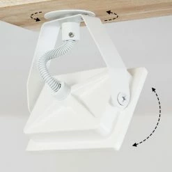 Hofstein Giresta Deckenleuchte LED Weiß, Naturfarben, 1-flammig -LED Leuchten Verkäufe giresta deckenleuchte h3435793 5