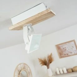 Hofstein Giresta Deckenleuchte LED Weiß, Naturfarben, 1-flammig -LED Leuchten Verkäufe giresta deckenleuchte h3435793 9