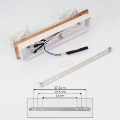 Hofstein Giresta Deckenleuchte LED Weiß, Naturfarben, 2-flammig -LED Leuchten Verkäufe giresta deckenleuchte h3435816 4