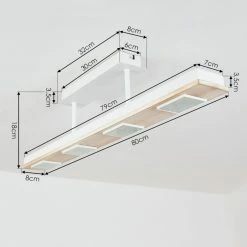 Hofstein Giresta Deckenleuchte LED Weiß, 4-flammig -LED Leuchten Verkäufe giresta deckenleuchte h3435830 3