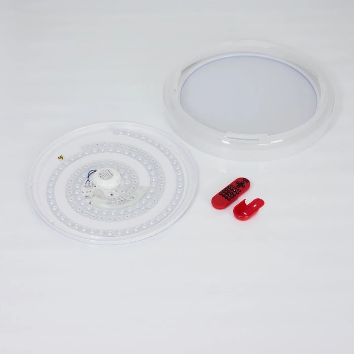 Hofstein Gladstone Deckenleuchte LED Schwarz, Weiß, 1-flammig, Fernbedienung 5 Hofstein Gladstone Deckenleuchte LED Schwarz, Weiß, 1-flammig, Fernbedienung – Bild 5