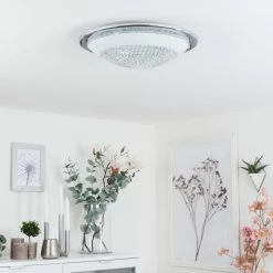 Hofstein Glattfelden Deckenleuchte LED Chrom, 1-flammig 14 Hofstein Glattfelden Deckenleuchte LED Chrom, 1-flammig -LED Leuchten Verkäufe glattfelden deckenleuchte h3550281 4