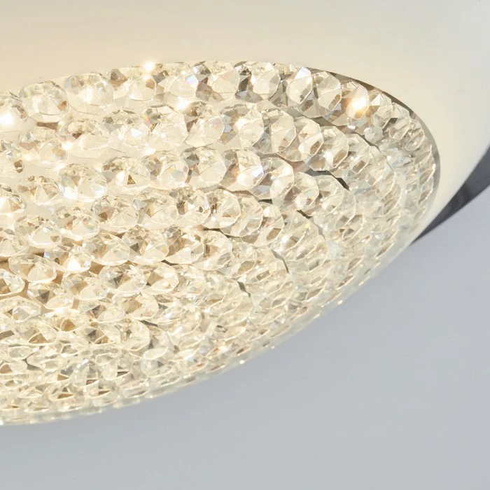 Hofstein Glattfelden Deckenleuchte LED Chrom, 1-flammig 6 Hofstein Glattfelden Deckenleuchte LED Chrom, 1-flammig – Bild 6