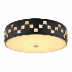 Globo ABELIA Deckenleuchte LED Schwarz, 1-flammig -LED Leuchten Verkäufe globo abelia deckenleuchte 15449d 5