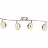 Globo ABRIL Deckenleuchte LED Nickel-Matt, 4-flammig