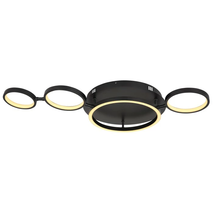 Globo ANTONIUS Deckenleuchte LED Schwarz, 1-flammig 2 Globo ANTONIUS Deckenleuchte LED Schwarz, 1-flammig – Bild 2