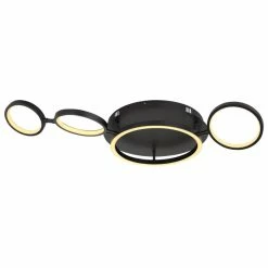 Globo ANTONIUS Deckenleuchte LED Schwarz, 1-flammig 11 Globo ANTONIUS Deckenleuchte LED Schwarz, 1-flammig -LED Leuchten Verkäufe globo antonius deckenleuchte 67252 23 5