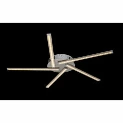 Globo Artax Deckenleuchte LED Nickel-Matt, 1-flammig -LED Leuchten Verkäufe globo artax deckenleuchte 67002 17 4