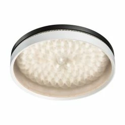 Globo BRENTANELLA Deckenleuchte LED Schwarz, Weiß, 1-flammig, Fernbedienung, Farbwechsler