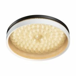 Globo BRENTANELLA Deckenleuchte LED Schwarz, Weiß, 1-flammig, Fernbedienung, Farbwechsler -LED Leuchten Verkäufe globo brentanella deckenleuchte 48414 40 5