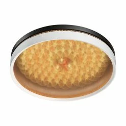 Globo BRENTANELLA Deckenleuchte LED Schwarz, Weiß, 1-flammig, Fernbedienung, Farbwechsler -LED Leuchten Verkäufe globo brentanella deckenleuchte 48414 40 7