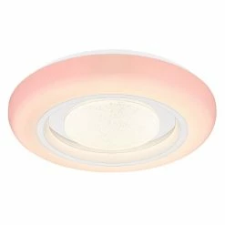 Globo BURRO Deckenleuchte LED Weiß, 1-flammig, Fernbedienung, Farbwechsler -LED Leuchten Verkäufe globo burro deckenleuchte 41369 18 12