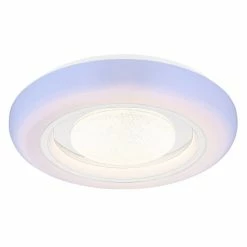 Globo BURRO Deckenleuchte LED Weiß, 1-flammig, Fernbedienung, Farbwechsler -LED Leuchten Verkäufe globo burro deckenleuchte 41369 18 14