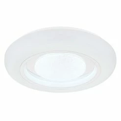 Globo BURRO Deckenleuchte LED Weiß, 1-flammig, Fernbedienung, Farbwechsler -LED Leuchten Verkäufe globo burro deckenleuchte 41369 18 8