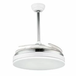 Globo CABRERA Deckenventilator LED Weiß, 1-flammig, Fernbedienung -LED Leuchten Verkäufe globo cabrera deckenventilator 351 3