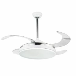 Globo CABRERA Deckenventilator LED Weiß, 1-flammig, Fernbedienung -LED Leuchten Verkäufe globo cabrera deckenventilator 351 6