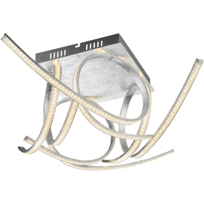 Globo CAGUA Deckenleuchte LED Silber, 1-flammig 2 Globo CAGUA Deckenleuchte LED Silber, 1-flammig – Bild 2