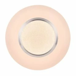 Globo CANDIDA Deckenleuchte LED Nickel-Matt, Weiß, 1-flammig, Fernbedienung, Farbwechsler -LED Leuchten Verkäufe globo candida deckenleuchte 48311 18rgb 2